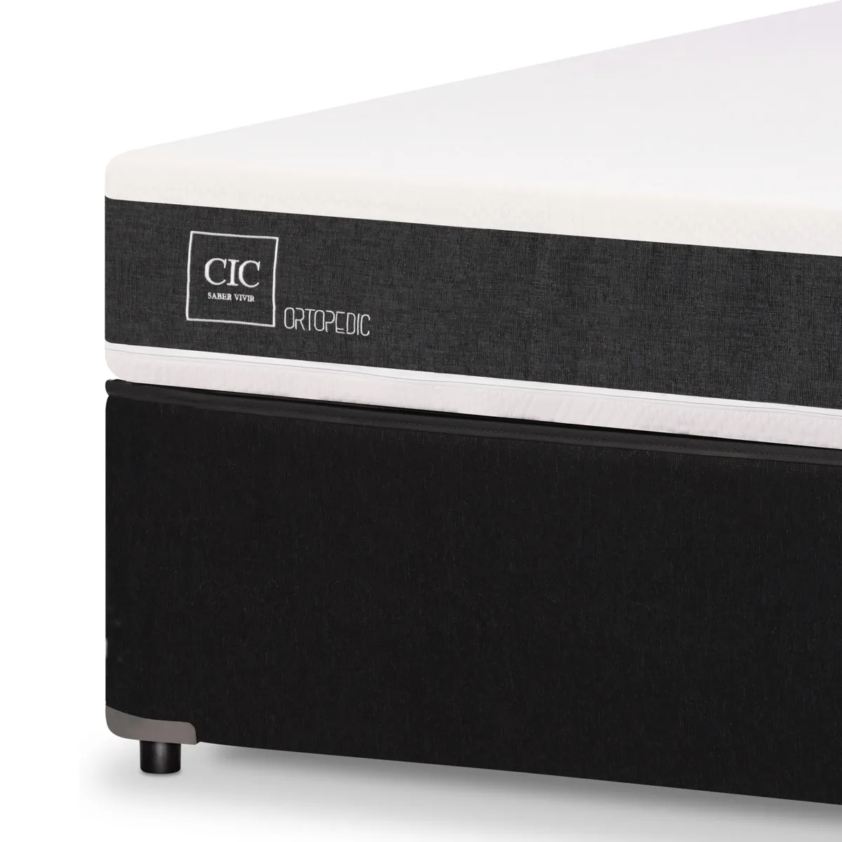 CIC - Cama Nido Ortopedic Black 1.5 Plazas X 2.00Mt Cic