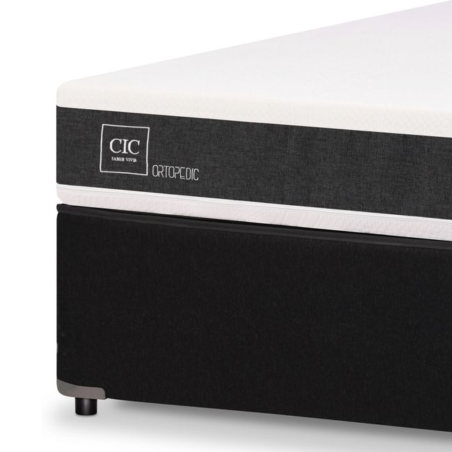 CIC - Cama Nido Ortopedic Black 1.5 Plazas X 2.00Mt Cic