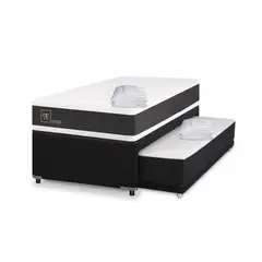 CIC - Cama Nido Divan Ortopedic Black 1.5 Plazas + Cubrecolchón
