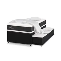 Cama Nido Ortopedic Black 1.5 Plazas + Textil
