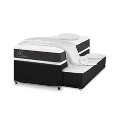 CIC - Cama Nido Ortopedic Black 1.5 Plazas + Textil