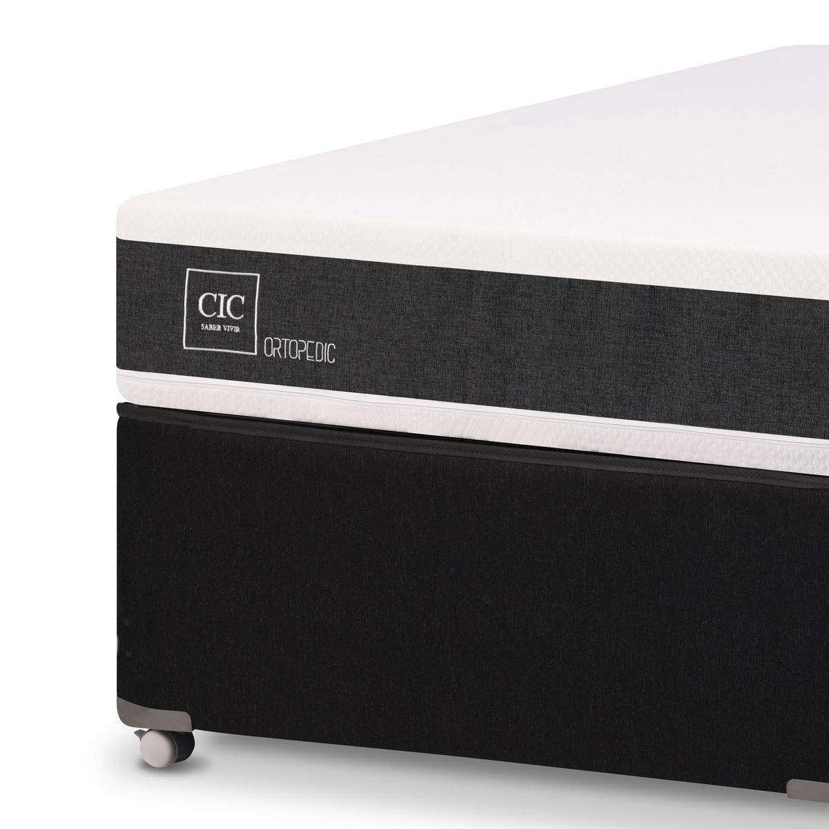 CIC - Cama Nido Ortopedic Black 1.5 Plazas + Muebles Enio + Textil Cic