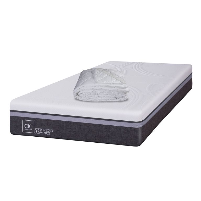 CIC Colchón Ortopedic Advance 1 plaza x 1.90mt + Cubre colchón
