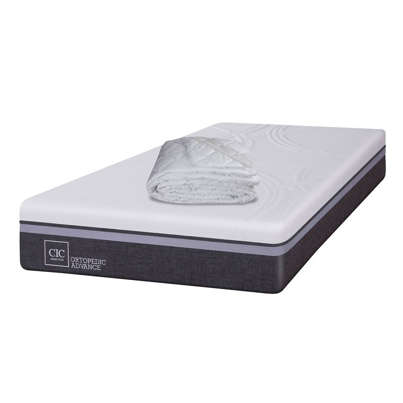 CIC - Colchón Ortopedic Advance 1 plaza x 1.90mt + Cubre colchón Cic