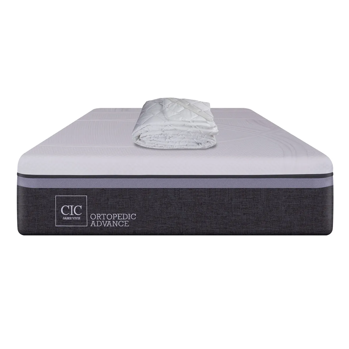 CIC - Colchón Ortopedic Advance 1 plaza x 1.90mt + Cubre colchón Cic