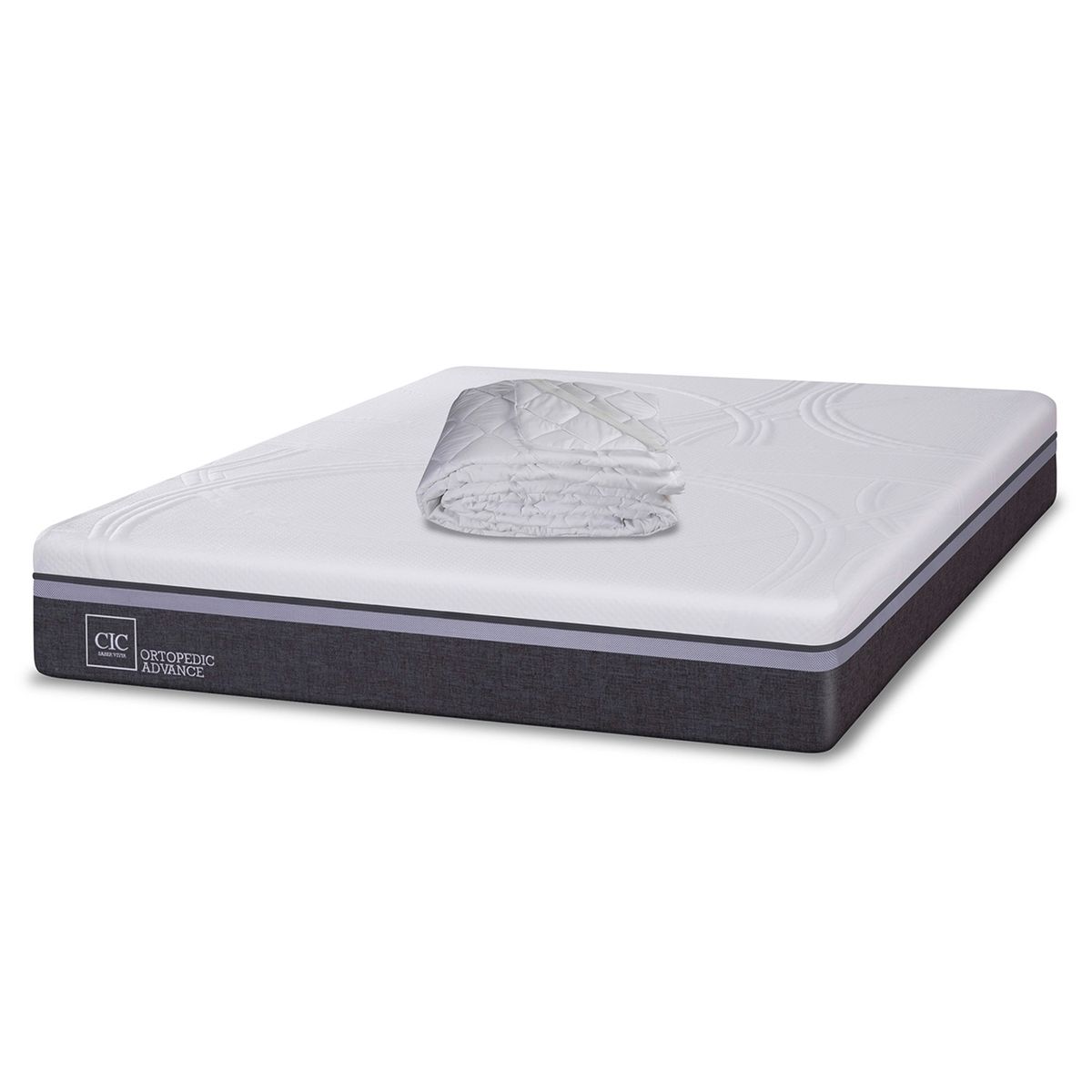 CIC - Colchón Ortopedic Advance 2 plazas x 1.90mt + Cubre colchón Cic