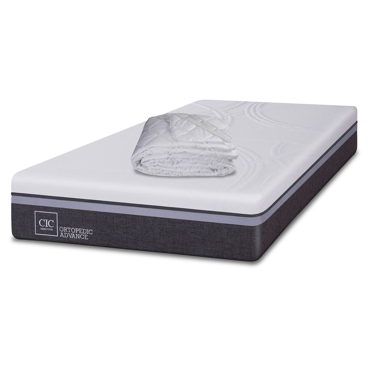CIC - Colchón Ortopedic Advance 1.5 plazas x 2.00mt + Cubre colchón Cic