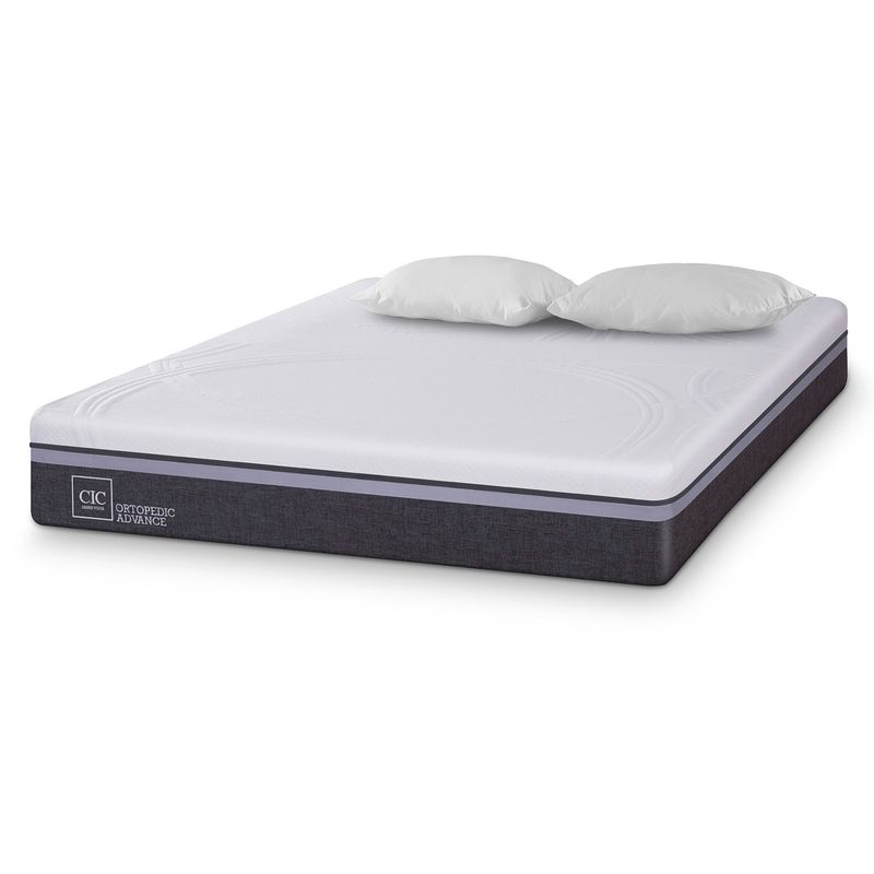 CIC - Colchón Ortopedic Advance 2 plazas x 1.900mt + Almohadas Cic