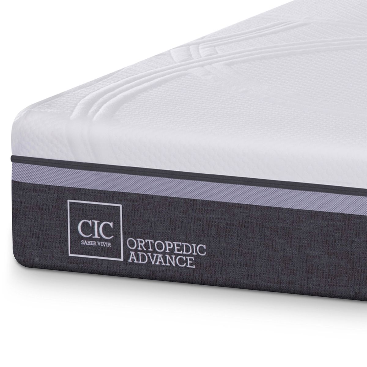 CIC - Colchón Ortopedic Advance 2 plazas x 2.00mt + Almohadas Cic