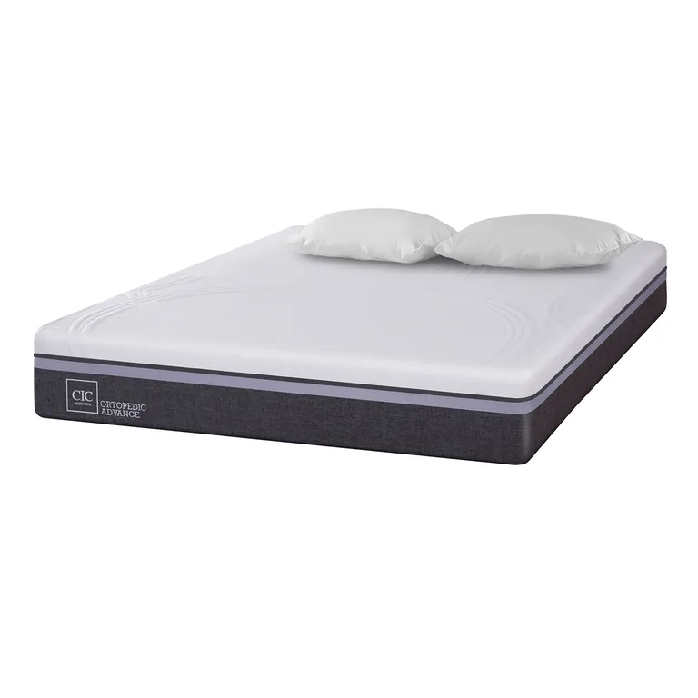 CIC Colchón Ortopedic Advance king x 2.00mt + Almohadas