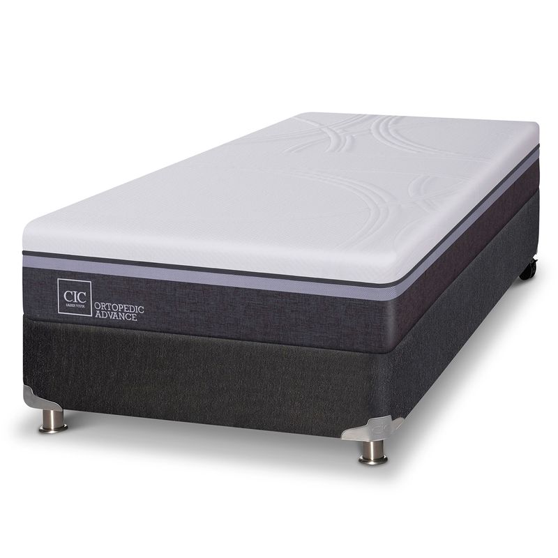 CIC - Box Spring Ortopedic Advance 1.5 Plazas X 2.00Mt Cic