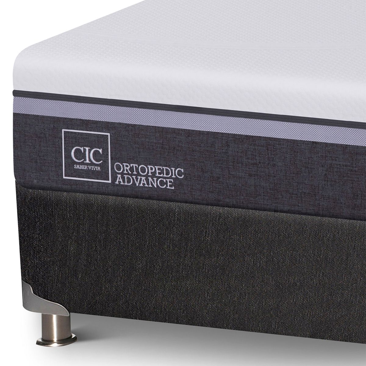 CIC - Box Spring Ortopedic Advance 1.5 Plazas X 2.00Mt Cic