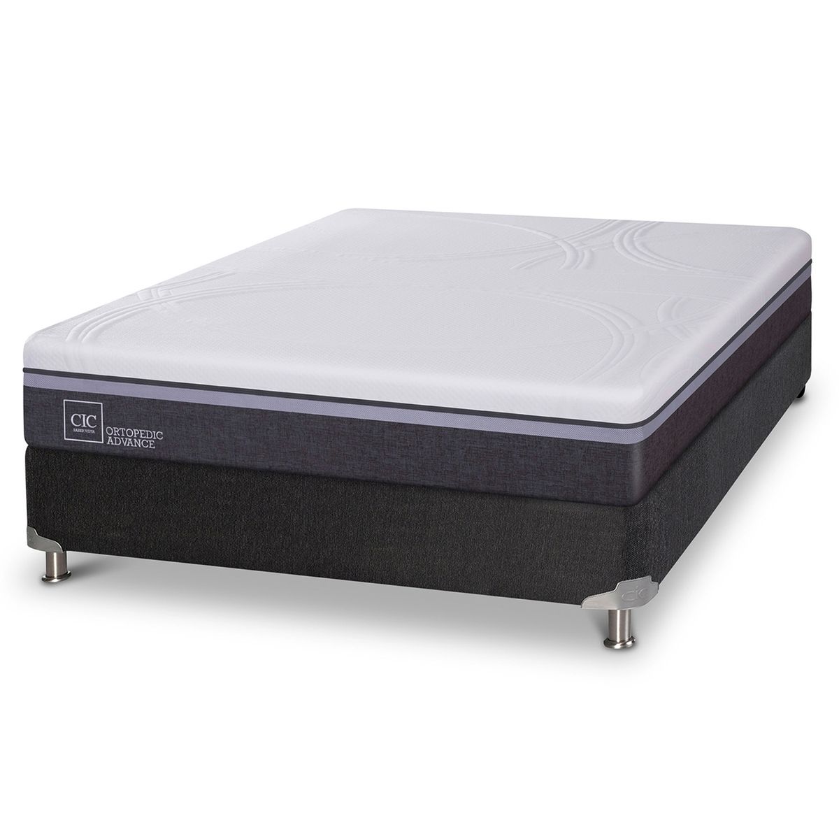 CIC - Box Spring Ortopedic Advance 2 Plazas X 2.00Mt Base Normal Cic