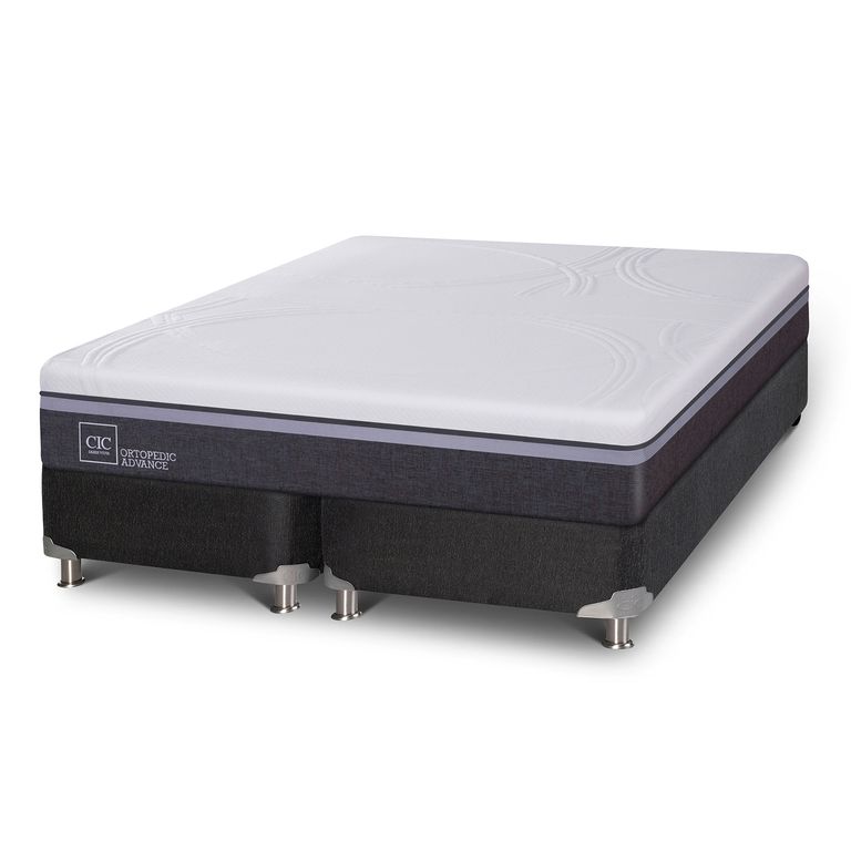 CIC Box Spring Ortopedic Advance 2 Plazas X 2.00Mt Base Dividida