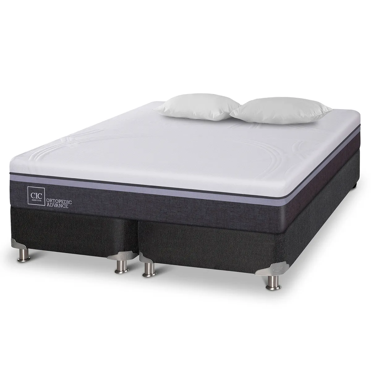 CIC - Box Spring Ortop Adva 2 Plazas CIC