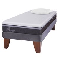 Cama Europea Ortopedic Advance 1.5 Plazas Base Normal 105X200 Cm + Almohadas