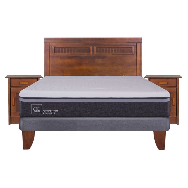 CIC Cama Europea Ortopedic Advance 2 Plazas Base Normal Milán St