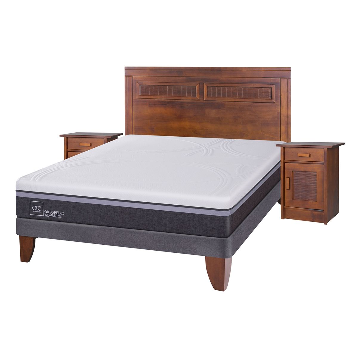 CIC - Cama Europea Ortopedic Advance 2 Plazas Base Normal Milán St Cic