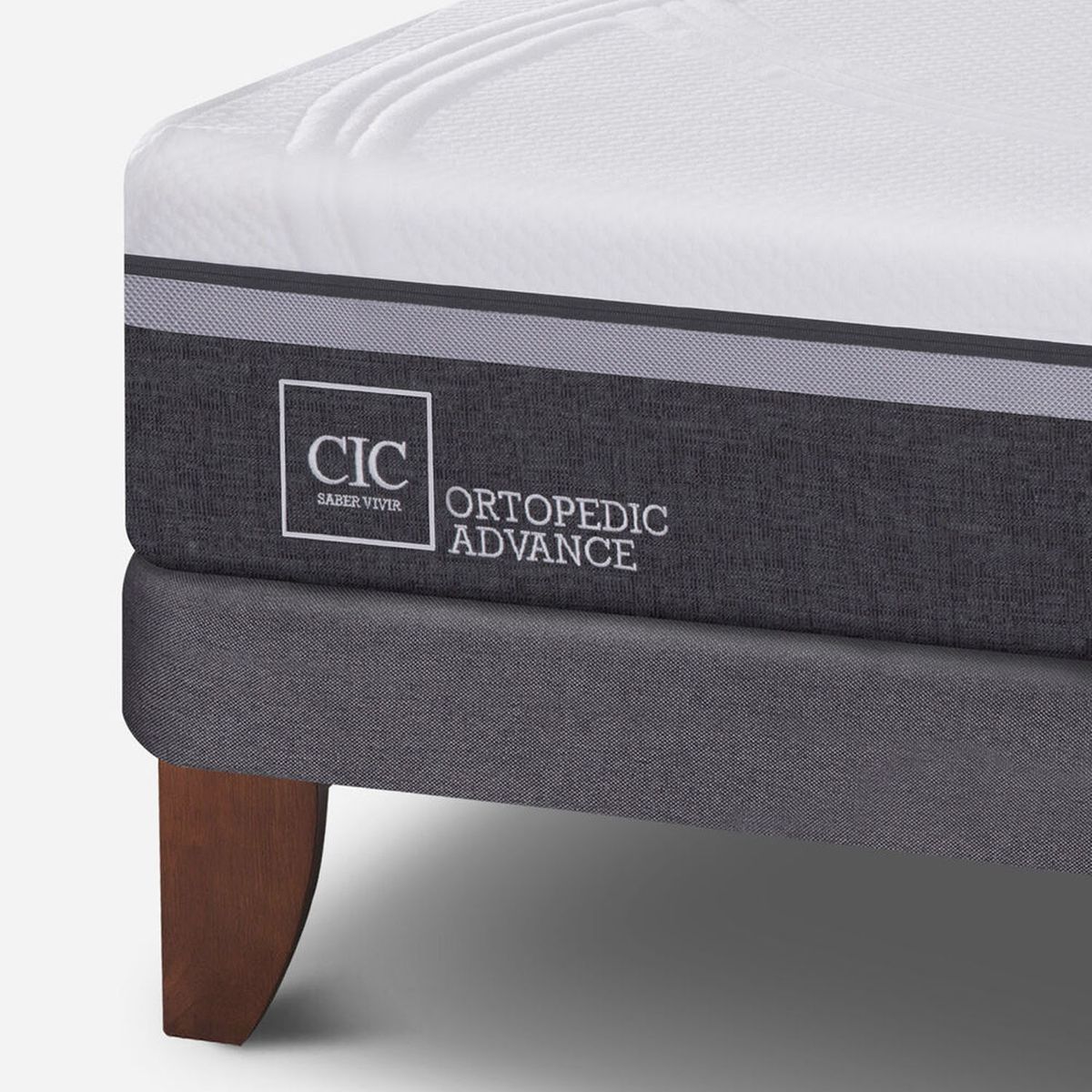 CIC - Cama Europea Ortopedic Advance 2 Plazas Base Dividida Milan Cic