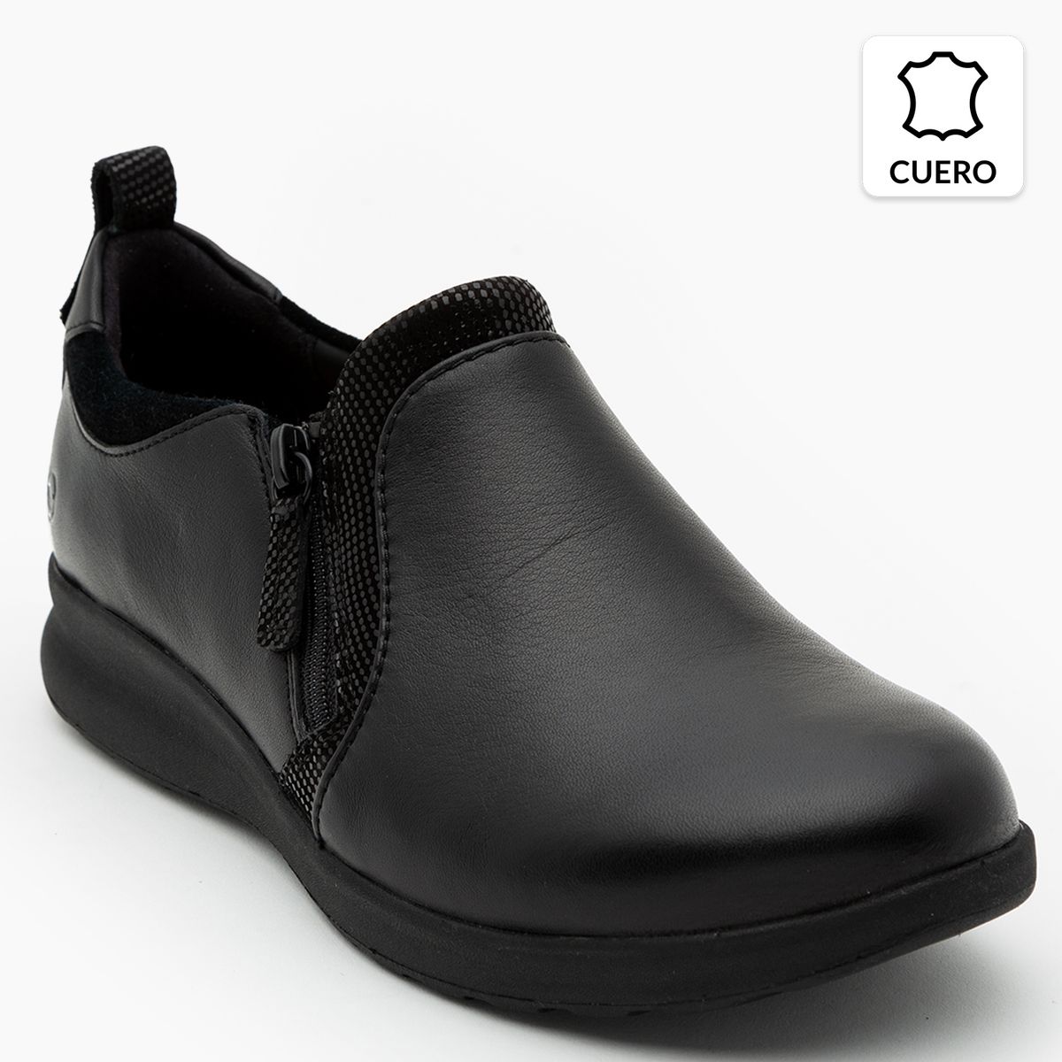 CLARKS - Clarks Zapatilla Urbana Mujer Cuero Negro