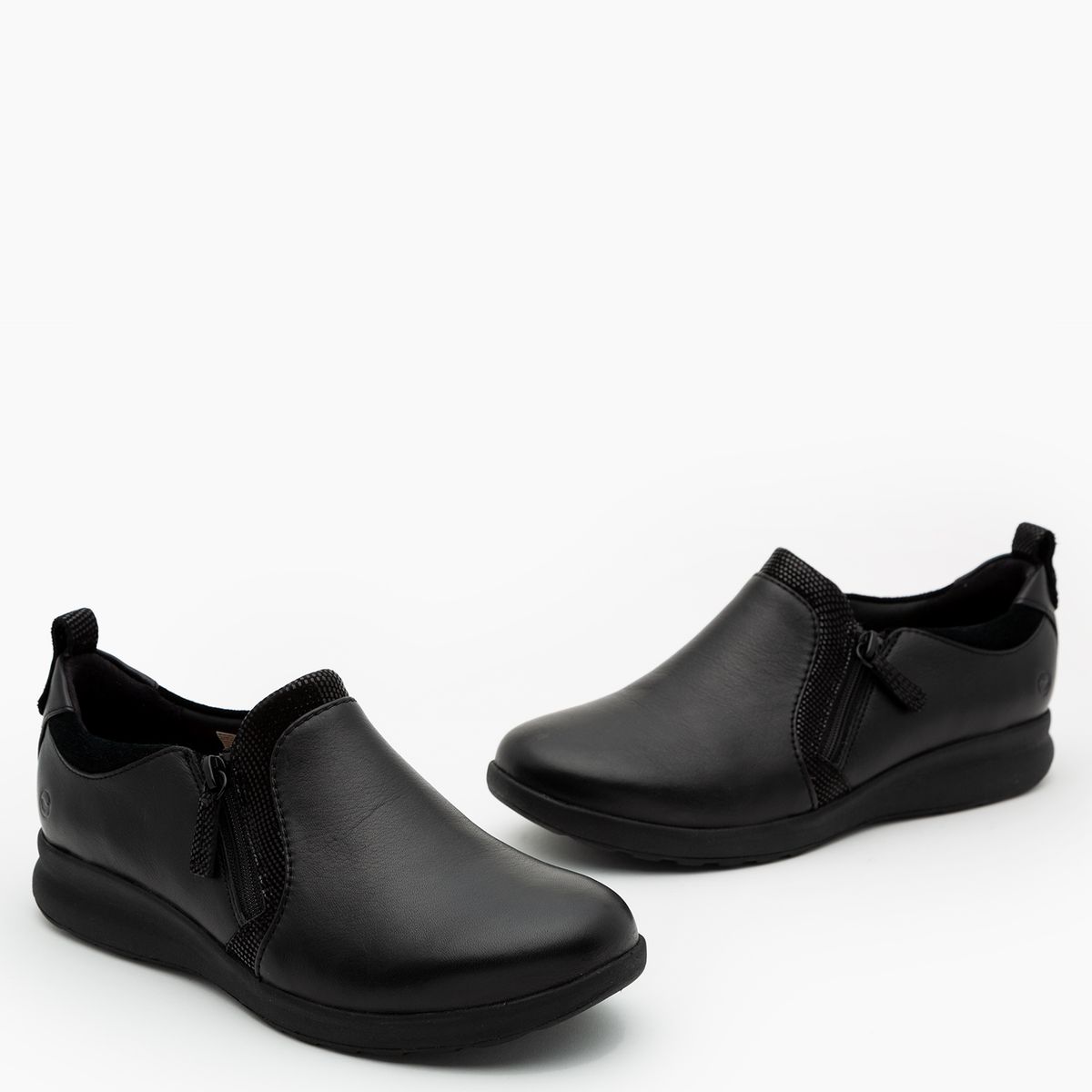 CLARKS - Clarks Zapatilla Urbana Mujer Cuero Negro