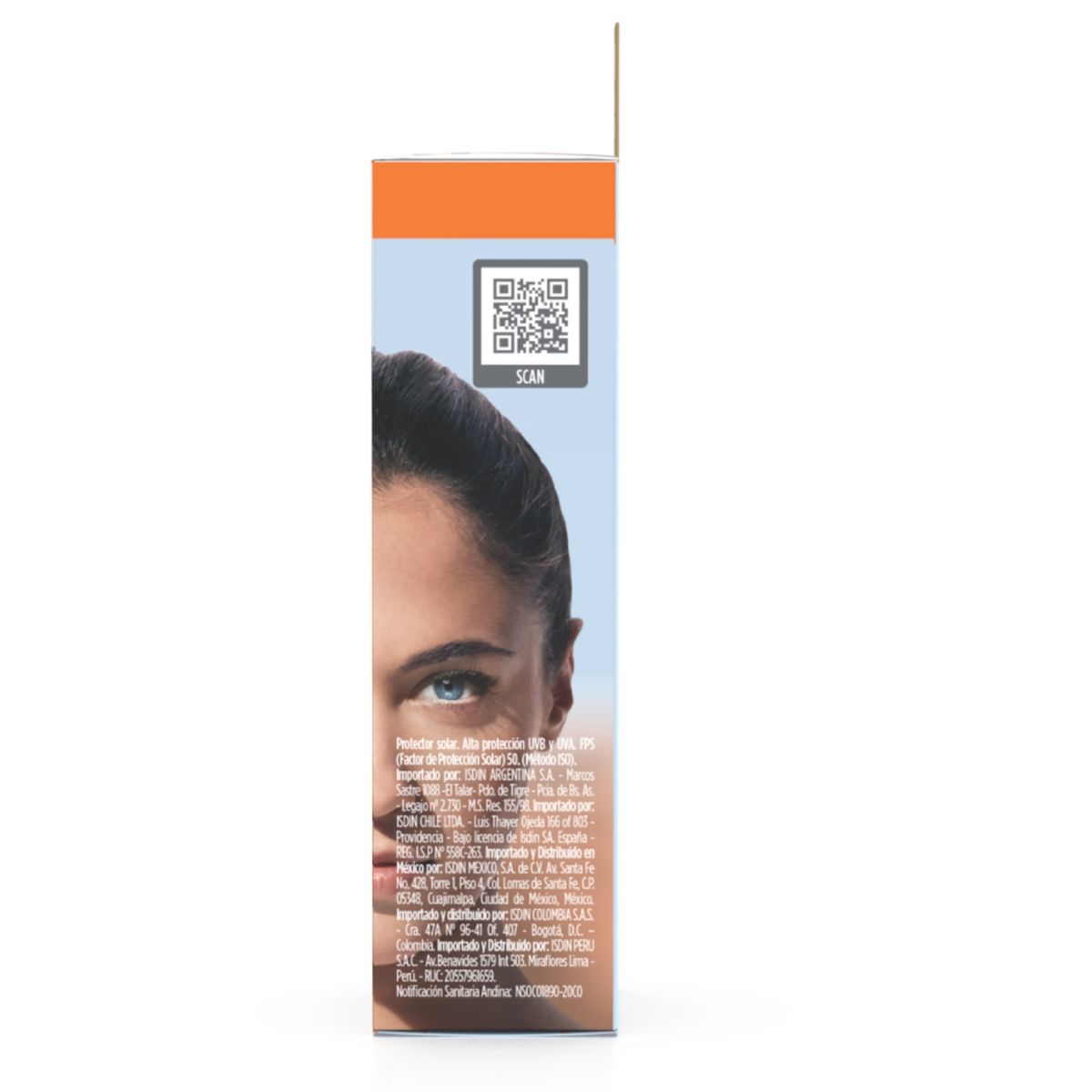 ISDIN - Protector Solar Facial Fusion Water Color Medium FPS 50+ 50 ml Isdin