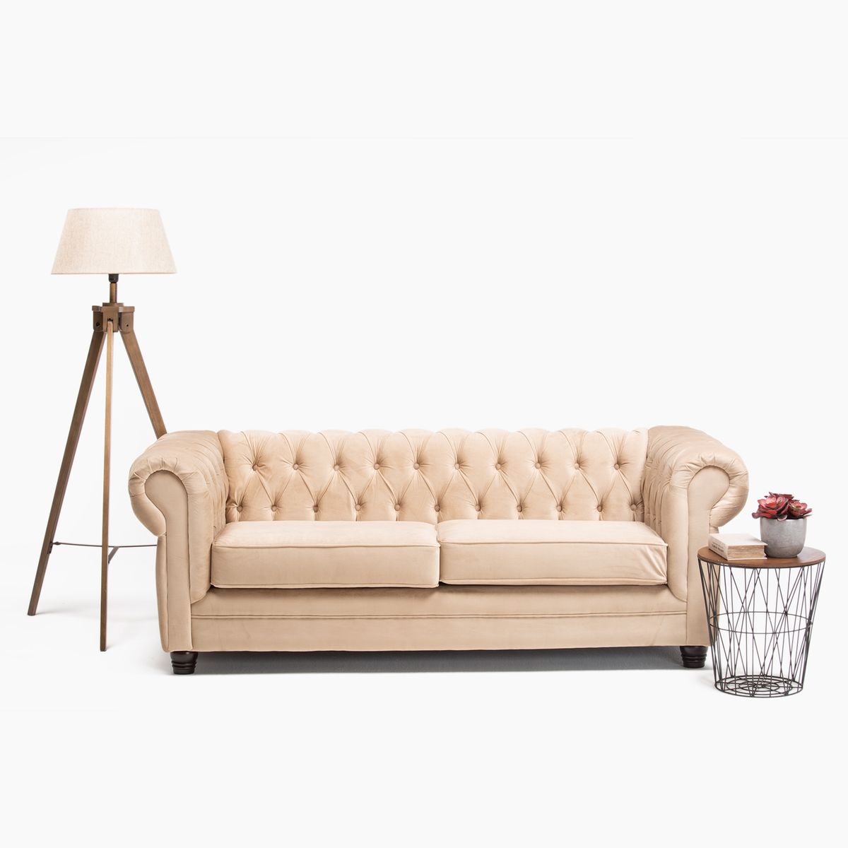 BARRA DESIGN - Sofá 3 Cuerpos New Capitone Barra Design