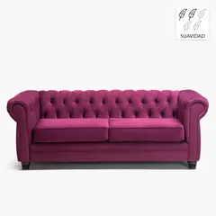 BARRA DESIGN - Sofá 3 Cuerpos New Capitone