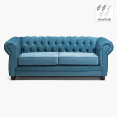 BARRA DESIGN - Sofá 3 Cuerpos New Capitone