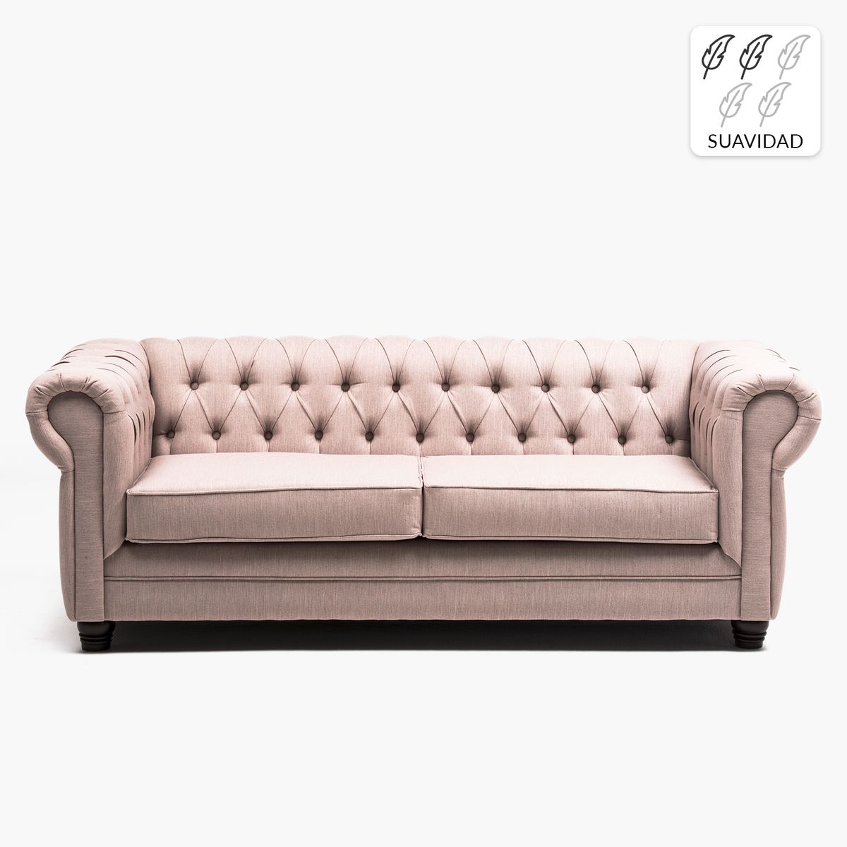 BARRA DESIGN - Sofá 3 Cuerpos Lino New Capitone Barra Design