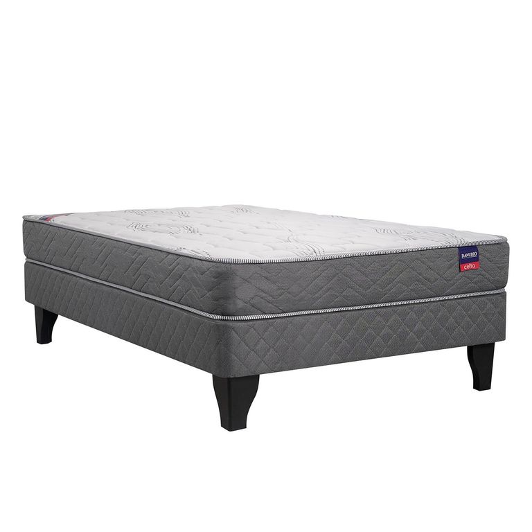 CELTA Cama Europea Danubio 1.5 Plazas X 1.90Mt