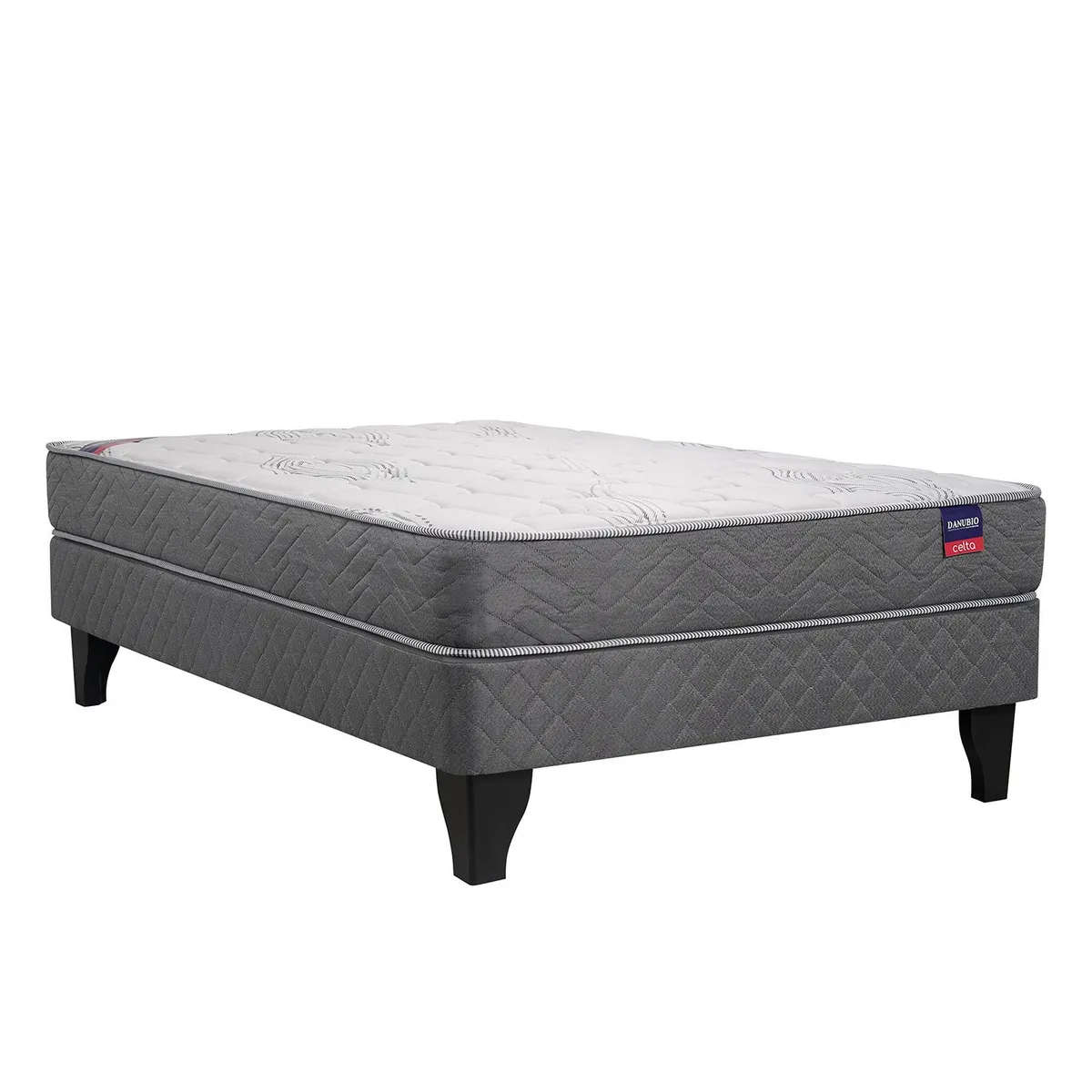 CELTA - Cama Europea Danubio 1.5 Plazas X 1.90Mt Celta
