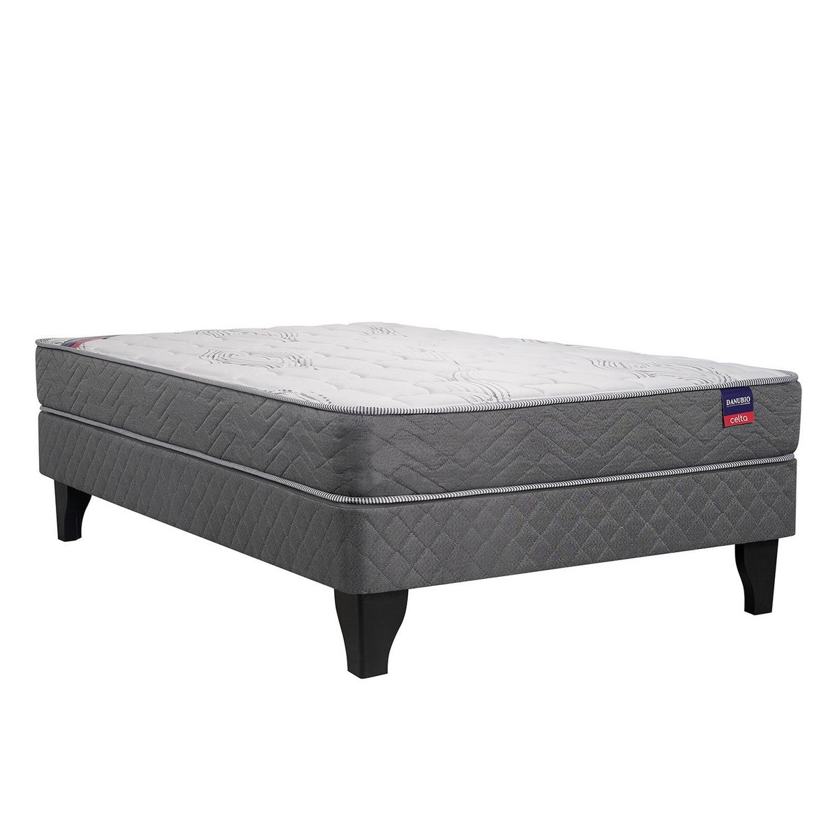 CELTA - Cama Europea Danubio 1.5 Plazas X 1.90Mt Celta
