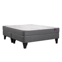 Cama Europea Danubio 2 Plazas X 1.90Mt Base Dividida
