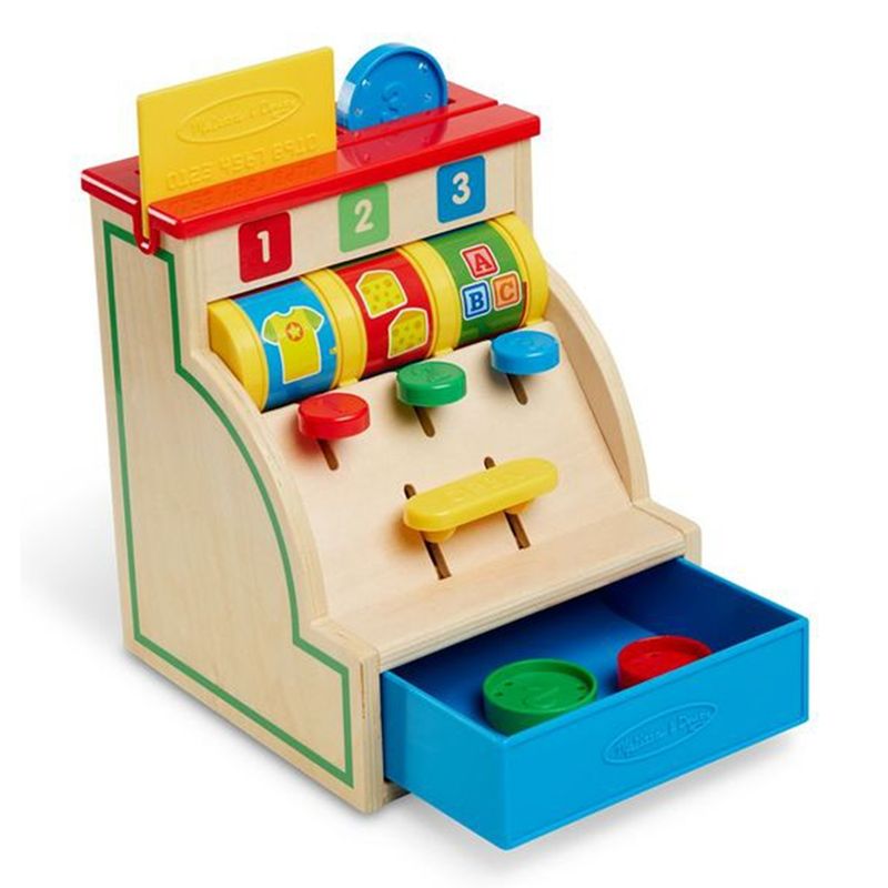 MELISSA & DOUG - Caja Registradora De Madera Melissa & Doug
