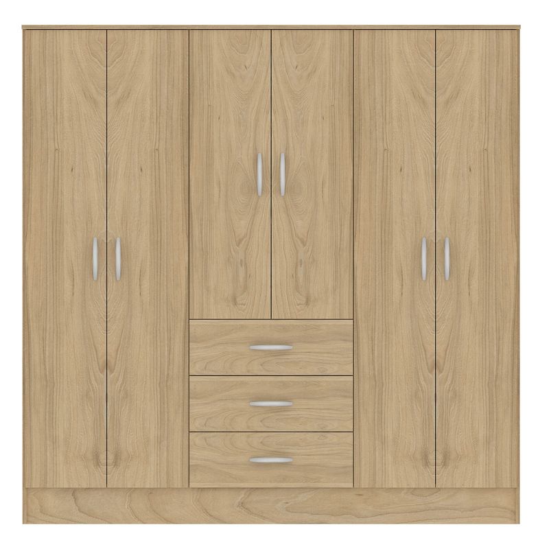 CIC - Clóset Maipo 6 Puertas 3 Cajones 180 cm Cic