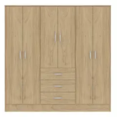 CIC - Clóset Maipo 6 Puertas 3 Cajones 180 cm