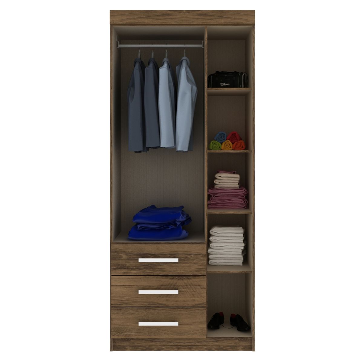 ALTAVISION - Clóset 3 Puertas 3 Cajones Palmas Altavisión