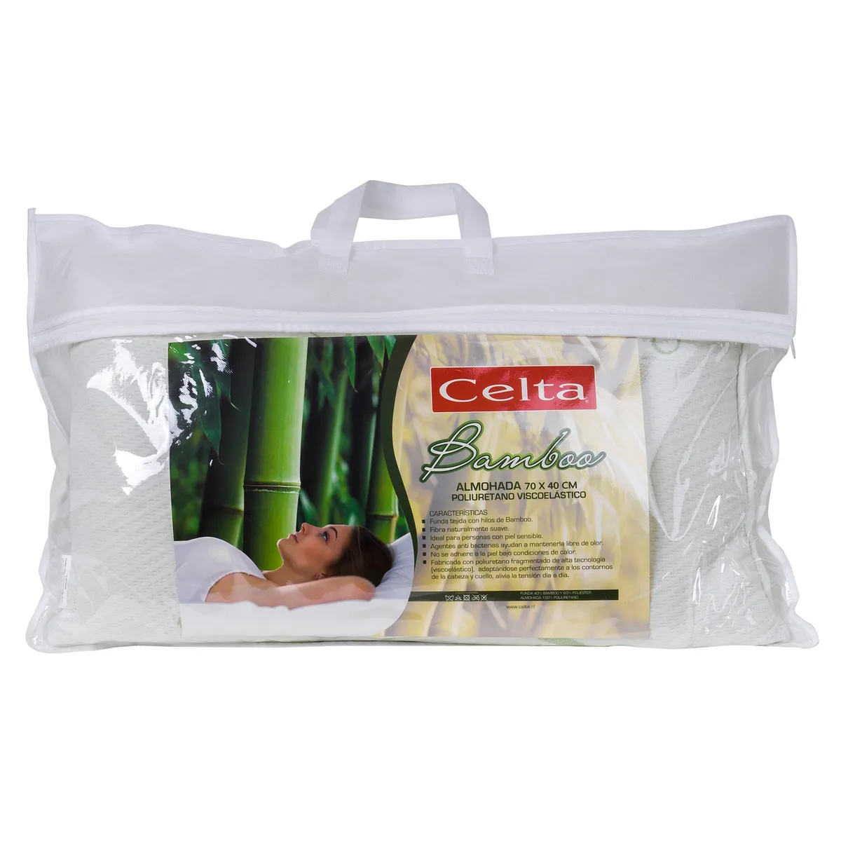 CELTA - Almohada Viscoelastica Bamboo Classic Celta 40X70