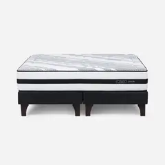 ROSEN - Cama Europea Super King Driven 200 x 200 Cm Base Dividida