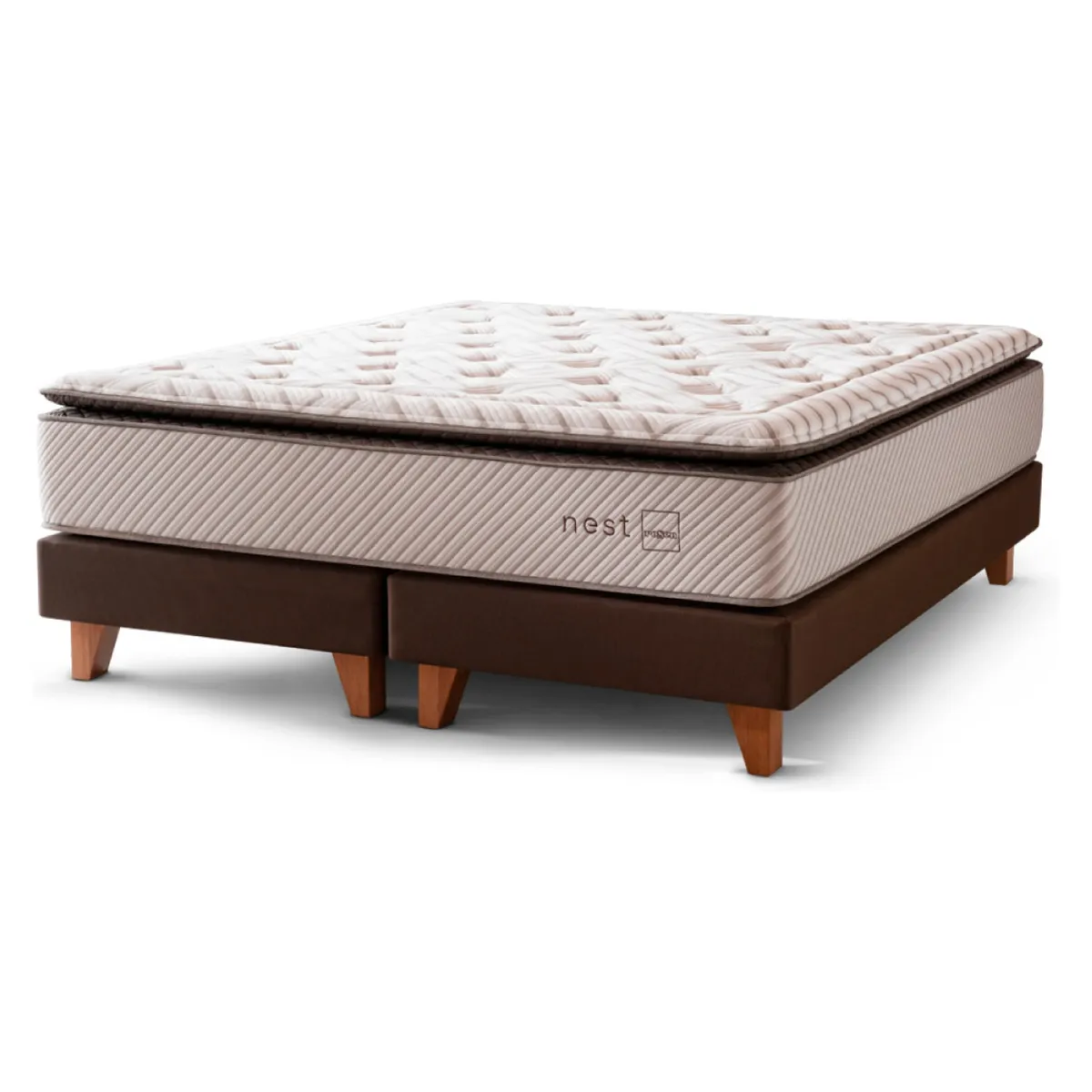 ROSEN - Cama Europea Nest King X 2.00Mt Base Dividida Rosen