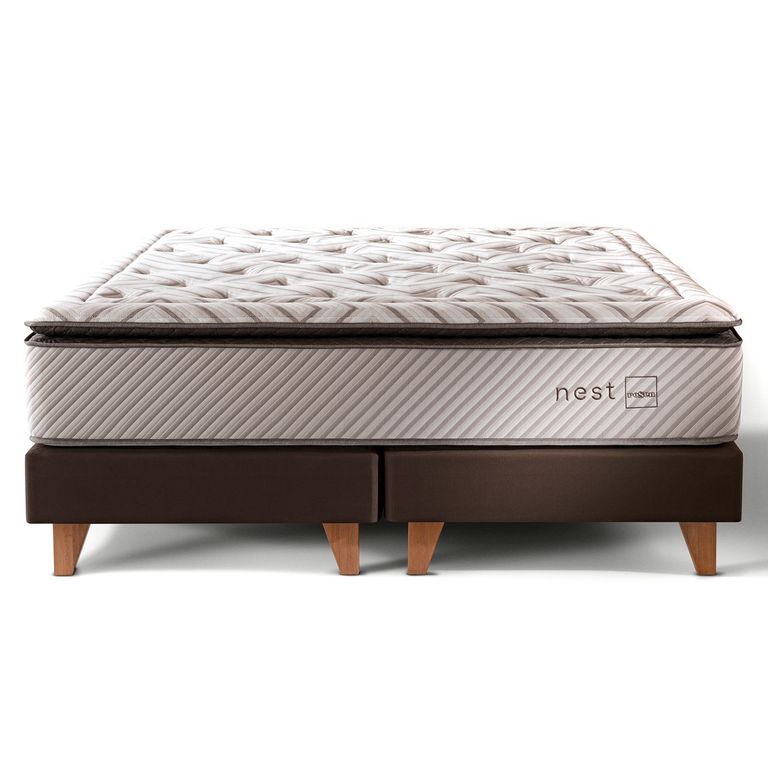 ROSEN Cama Europea Nest Super King X 2.00Mt Base Dividida