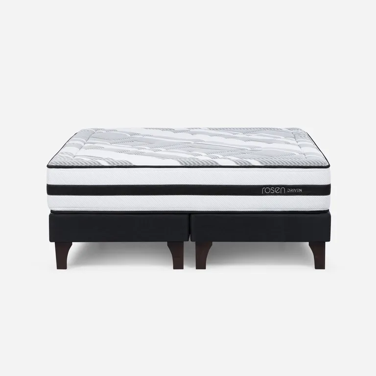ROSEN Box Spring Driven 2 Plazas X 2.00Mt Base Dividida