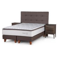 Cama Europea Nest 2 Plazas Base Dividida Issey