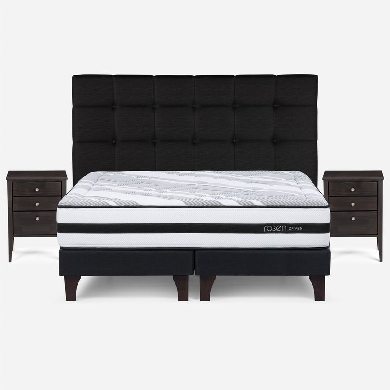 ROSEN - Cama Europea Driven King + Muebles Issey Rosen