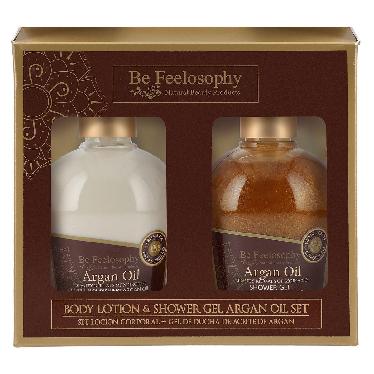 BE FEELOSOPHY - Prom. Body Lotion 250 ML + Shower Gel 250 ML Argan Be Feelosophy