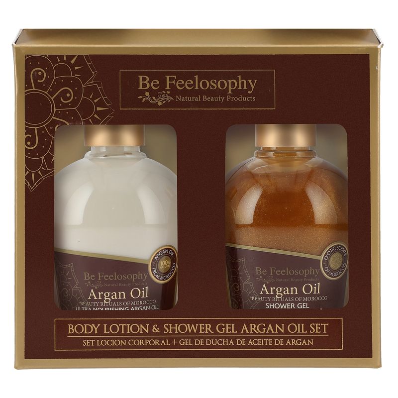 BE FEELOSOPHY - Prom. Body Lotion 250 ML + Shower Gel 250 ML Argan Be Feelosophy