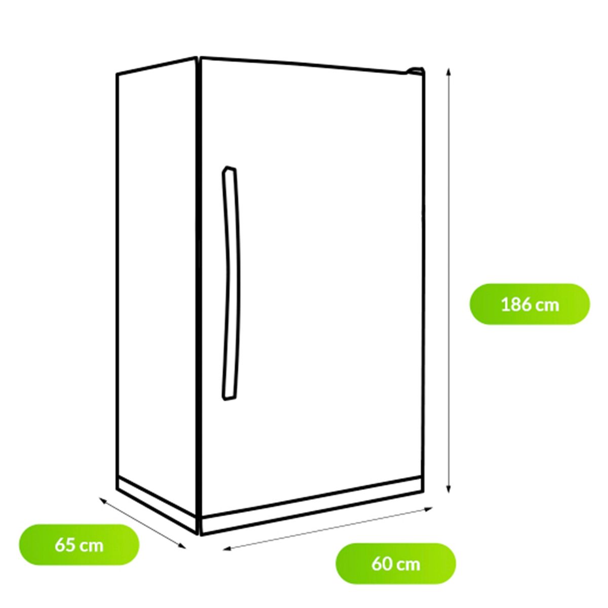 BOSCH - Refrigerador 348 lts KSV36VL3P