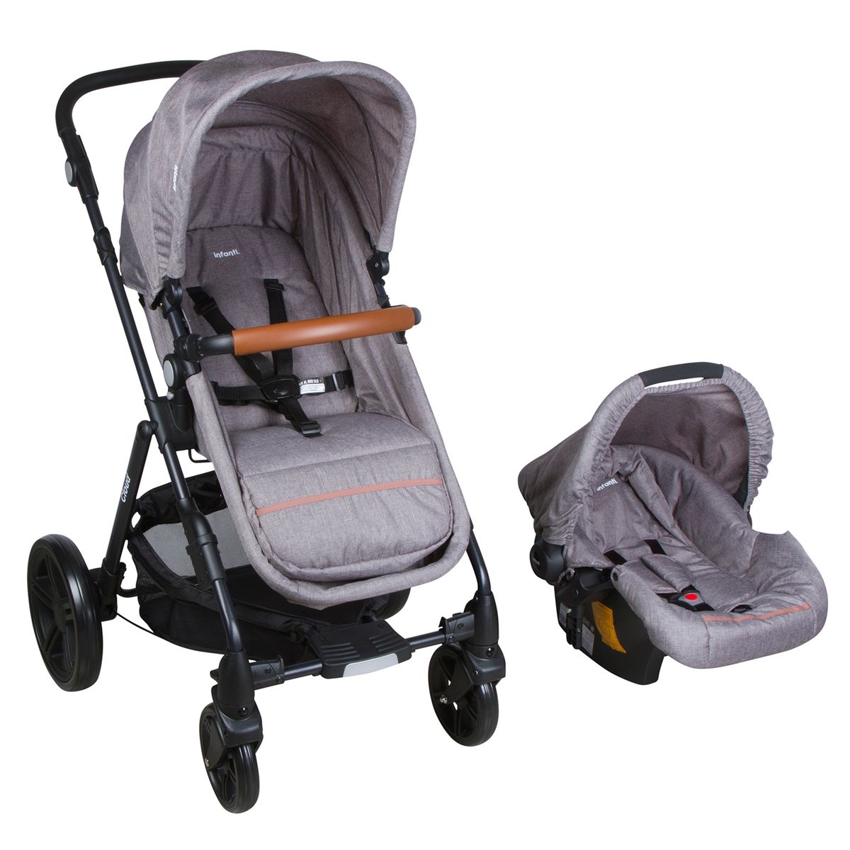 INFANTI - Coche Travel System Cloud Dark Grey Infanti