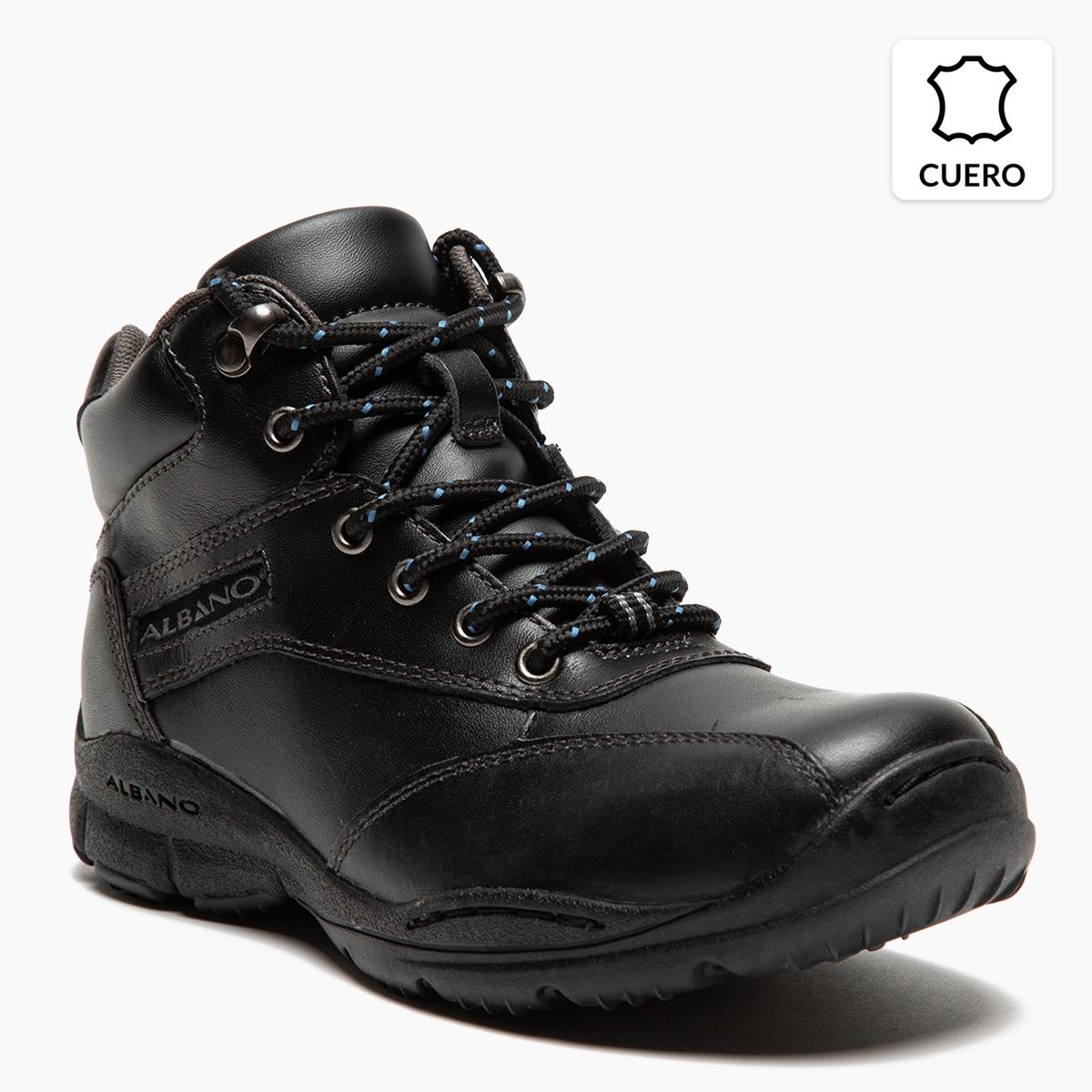 ALBANO - Botín Hombre Cuero Negro (34 a 38) Albano
